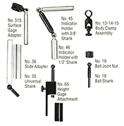 Swivel Clamps, Dial Indicators, & More | Gem Instrument Company